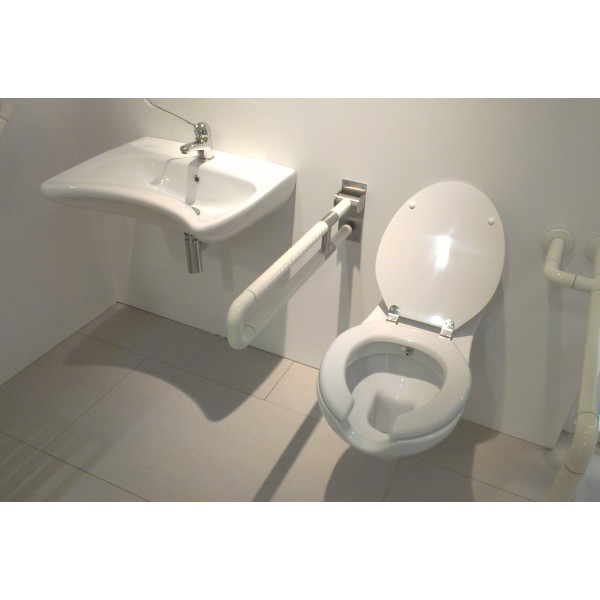 CREAVIT Крышка дюропласт с микрл. для подвесного унитаза (для инвалидов) KC4070.00 