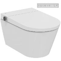 Ideal Standard I.Life E Безободковый унитаз-биде подвесной, электр. пульт,фен,форсунка омывания, подсветка, датчик присутствия, цвет: белый глянец