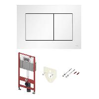 N500417 TECEbase 3.0 Модуль в комплекте с панелью смыва TECEnow белая матовая