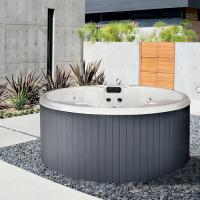 Gruppo Treesse Male Минибассейн 210*95см  г/м, нагреватель 2kw, фильтр картридж, хромо-я, панель, цвет серый, акрил белый.