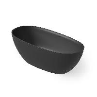 DEA DESIGN Edge Ванна отдельностоящая 140x72xh56 см, материал: Solid Surface искуственный камень, цвет: Black №16