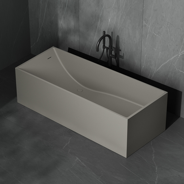 DEA DESIGN Modern Ванна отдельностоящая 170x72xh55 см, материал: Solid Surface искуственный камень, цвет: White №18 
