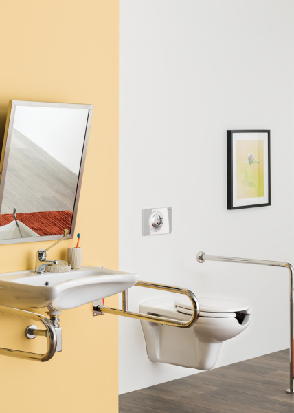 CREAVIT Крышка дюропласт с микрл. для подвесного унитаза (для инвалидов) KC4070.00 