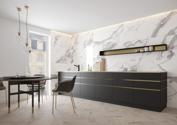 Керамогранит Cerrad Calacatta White Rect 119,7x59,7 