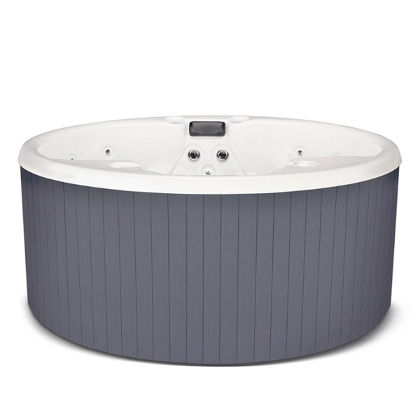 Gruppo Treesse Male Минибассейн 210*95см  г/м, нагреватель 2kw, фильтр картридж, хромо-я, панель, цвет серый, акрил белый. 