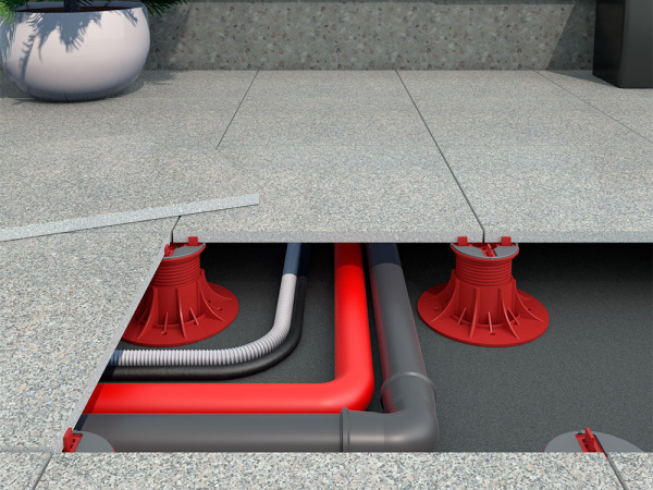 HILST Огнеупорная регулируемая опора HILST LIFT F7 (235-385мм) 